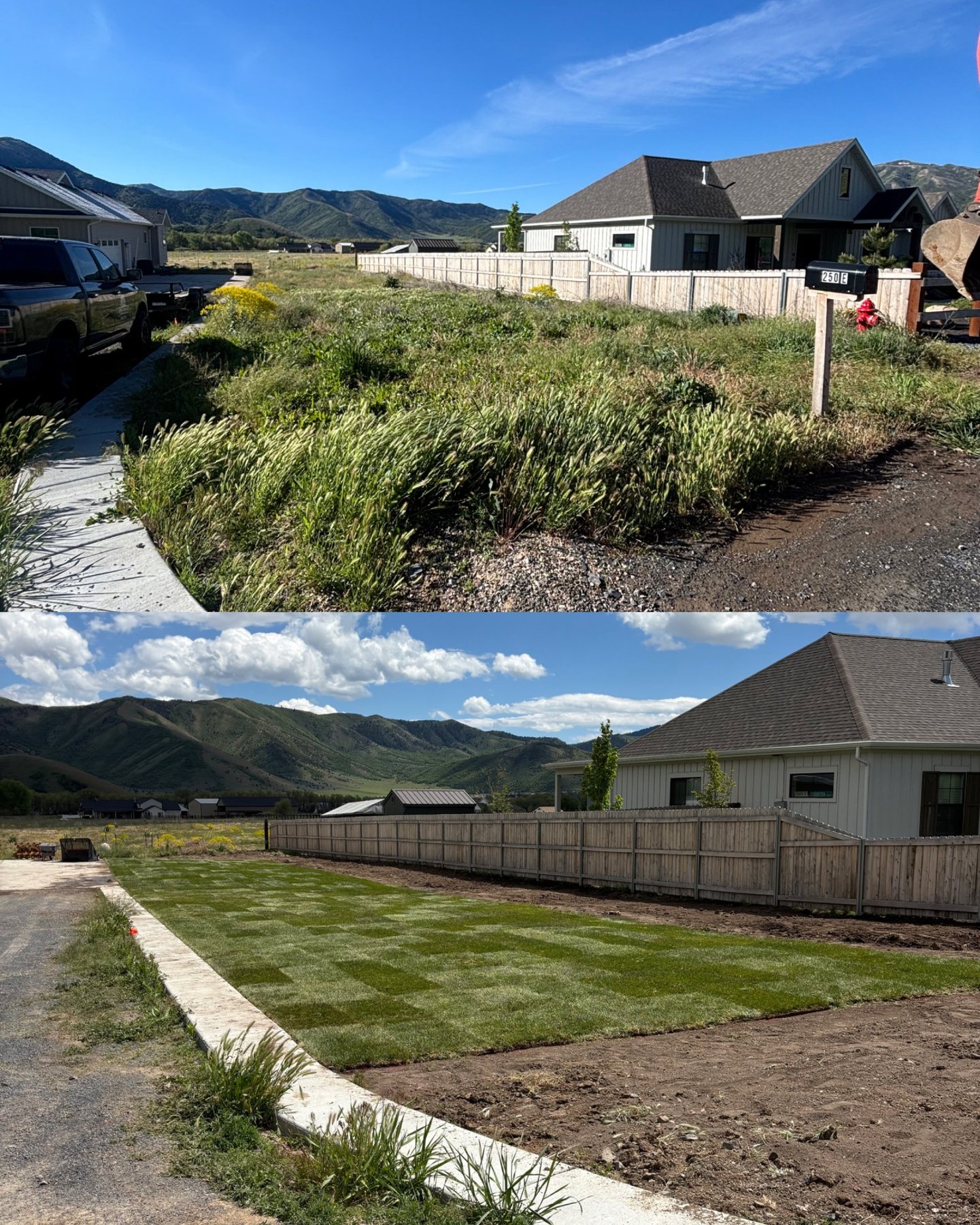 Summit Contracting past landscaping project